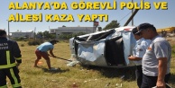 OTOMOBİL TAKLA ATTI: 4 YARALI VAR