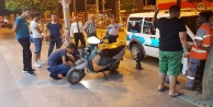 Polis durdurunca motosikleti bırakıp kaçtı