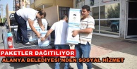 Alanya Belediyesi'nden 5 bin aileye yardım