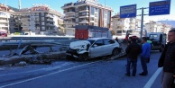 Alanya Çevre Yolu’nda korkutan kaza: 1 yaralı