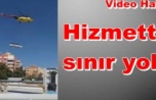 Yücel'den 'Helikopterli' hizmet