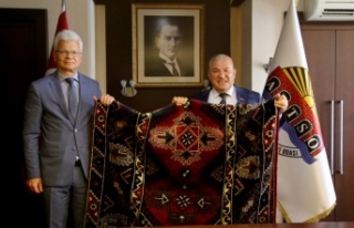 Litvan Büyükelçi'den Başkan Şahin'e...