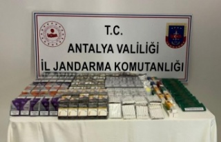 Manavgat'ta jandarmadan kaçak sigara operasyonu