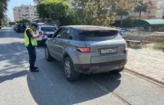 Alanya’da 10 araç trafikten men edildi