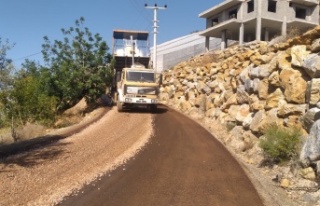 Alanya Özvadi grup yolu asfaltlandı