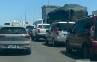 Alanya Antalya yolu trafiği başkanı çıldırttı