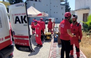 Alanya Belediyesi AFAD tatbikatına katıldı