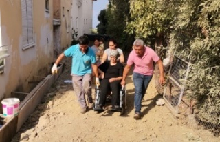 Alanya Belediyesi'nden engelli vatandaşa özel...