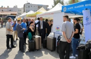 Alanya'yı tercih edip gelen üniversite öğrencilerini...